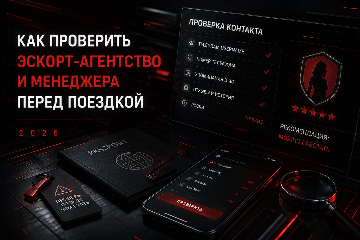 Как проверить эскорт-агентство и менеджера перед поездкой — GirlsTours