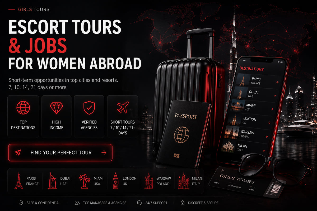 Escort Tours & Jobs for Women Abroad — GirlsTours