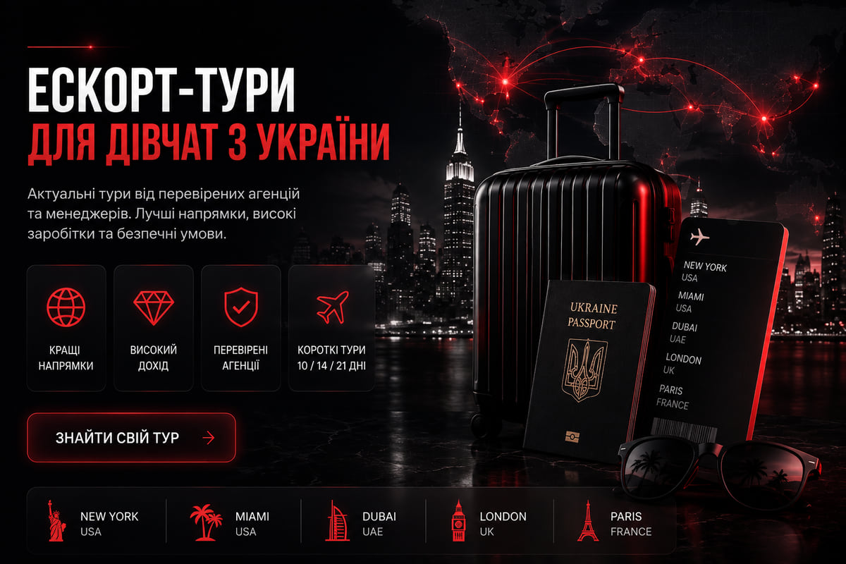 Ескорт-тури для дівчат з України — GirlsTours