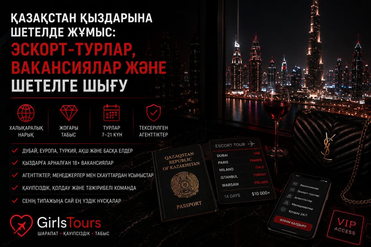 Қазақстан қыздарына шетелде жұмыс: эскорт-турлар, вакансиялар жəне шетелге шығу — GirlsTours